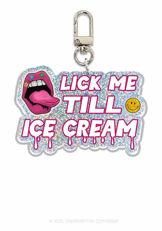 Lick Me 1Pc Y2K Glitter Keychain Cherrykitten