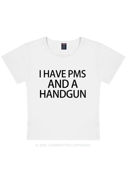I Have Pms Y2K Baby Tee Cherrykitten