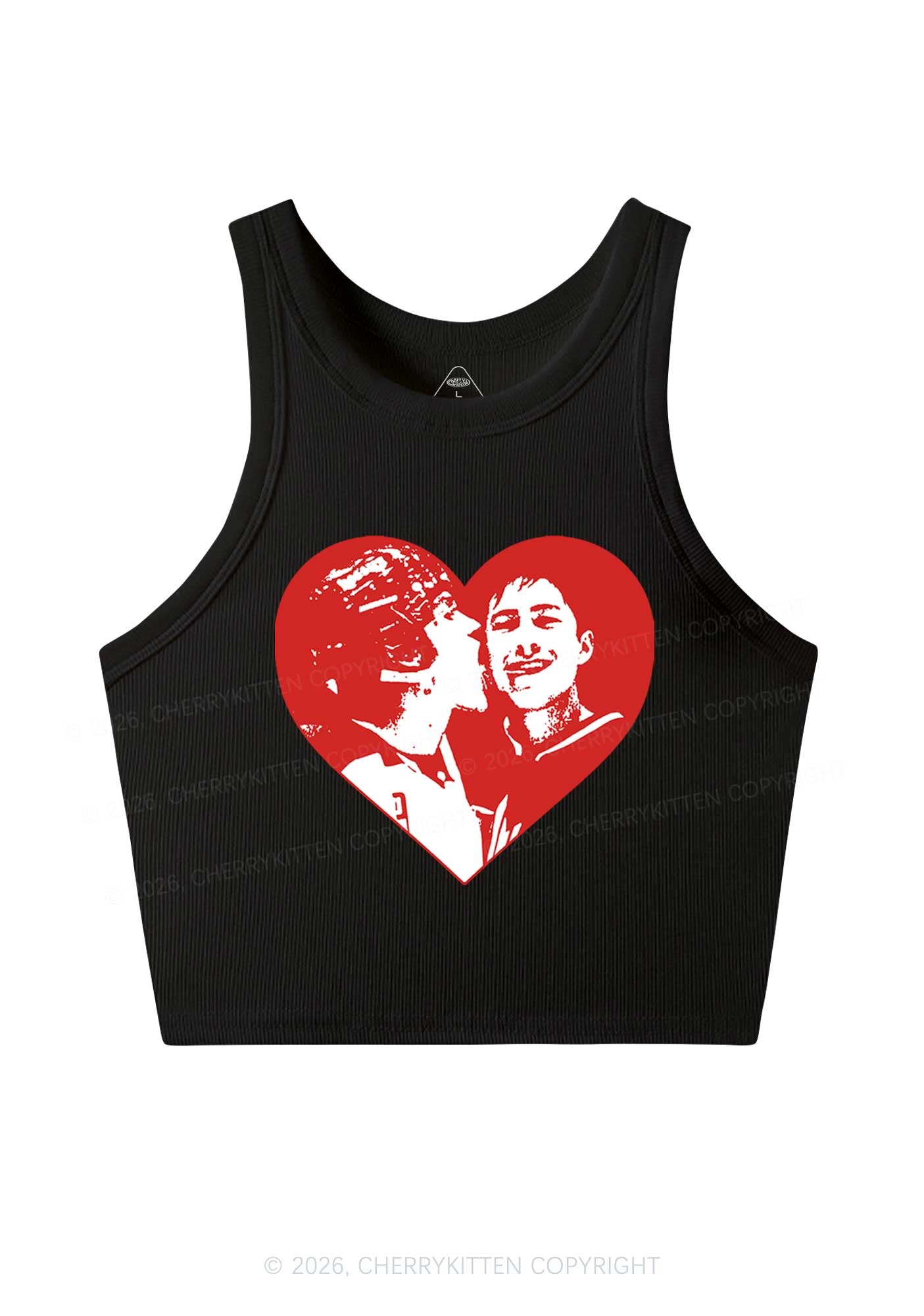 Red Heart Bros HR Y2K Crop Tank Top Cherrykitten