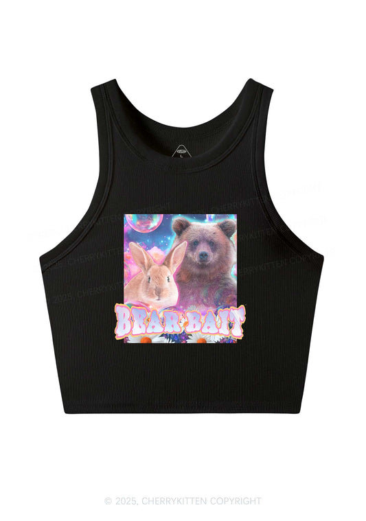 Bear Bait Pride Y2K Crop Tank Top Cherrykitten