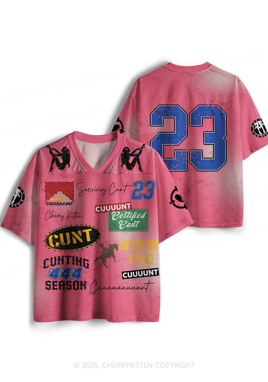 Custom Cxxt Slogan Y2K Sport Jersey Shirts Cherrykitten