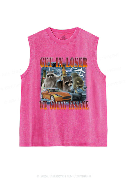 We Going Insane Y2K Washed Tank Cherrykitten