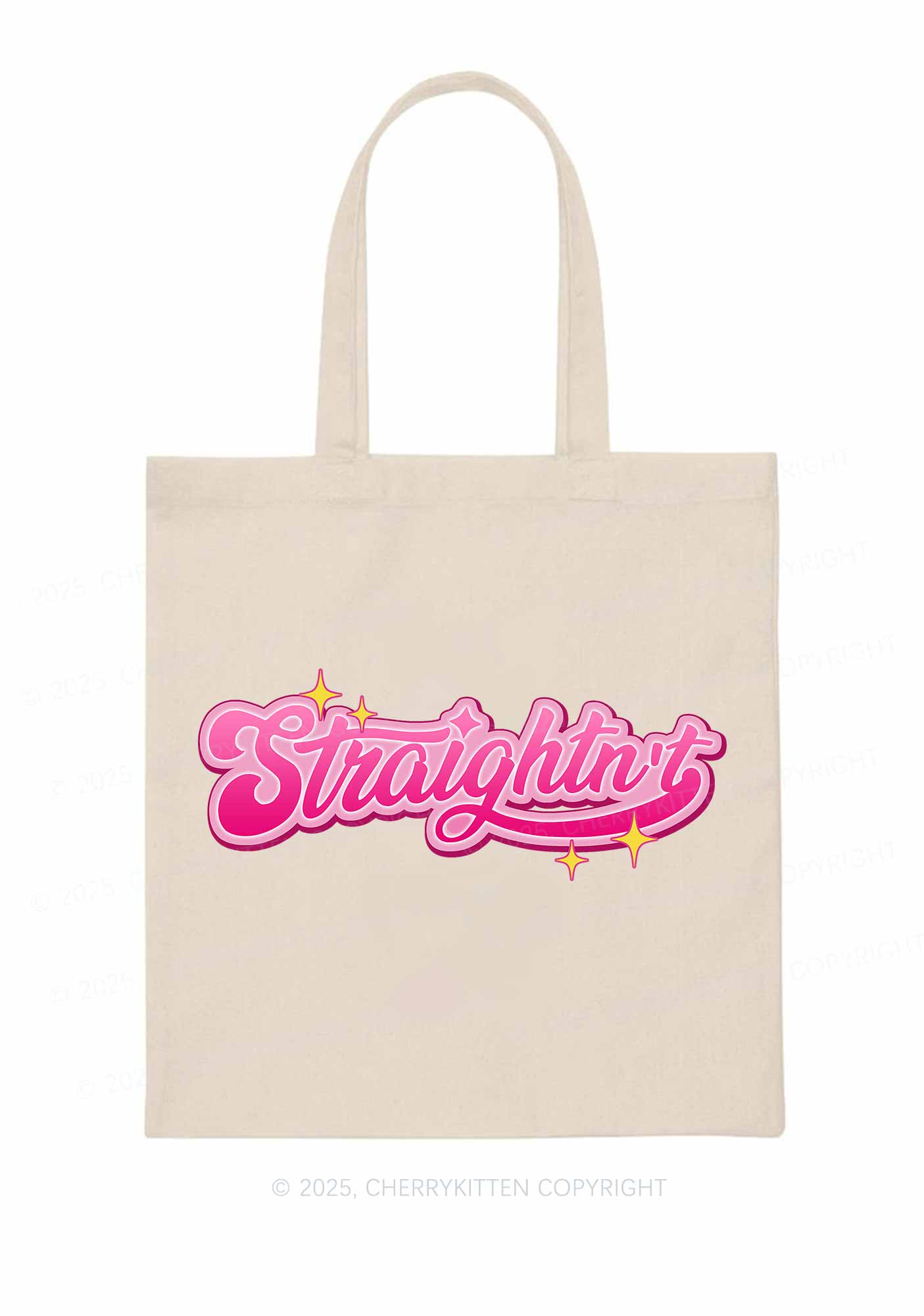 Straightnt Pride Y2K Canvas Tote Bag Cherrykitten