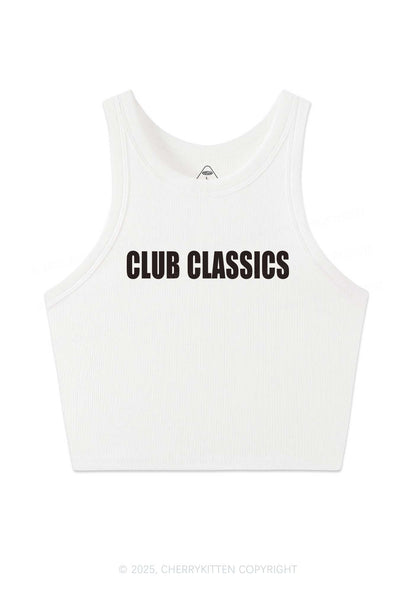 Club Classics Y2K Crop Tank Top Cherrykitten