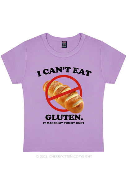 I Cant Eat Gluten Y2K Baby Tee Cherrykitten