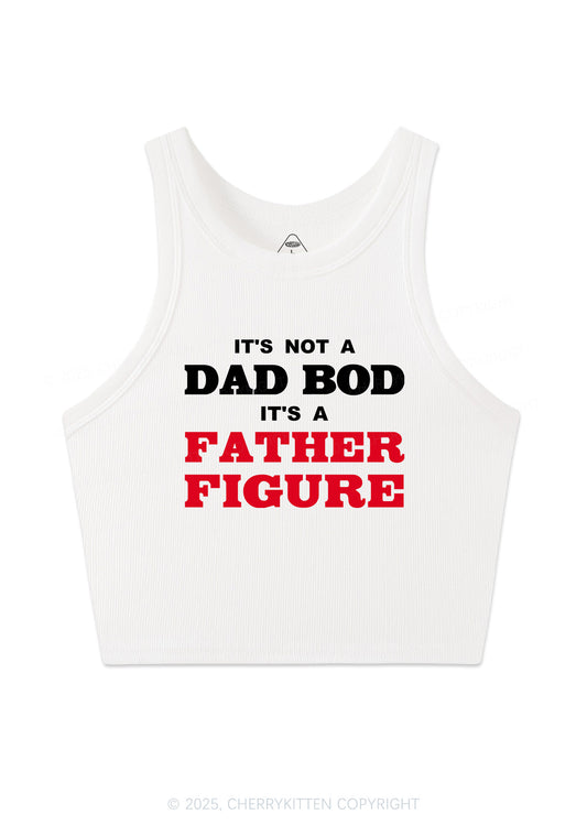 Dad Bod Father Figure Y2K Crop Tank Top Cherrykitten