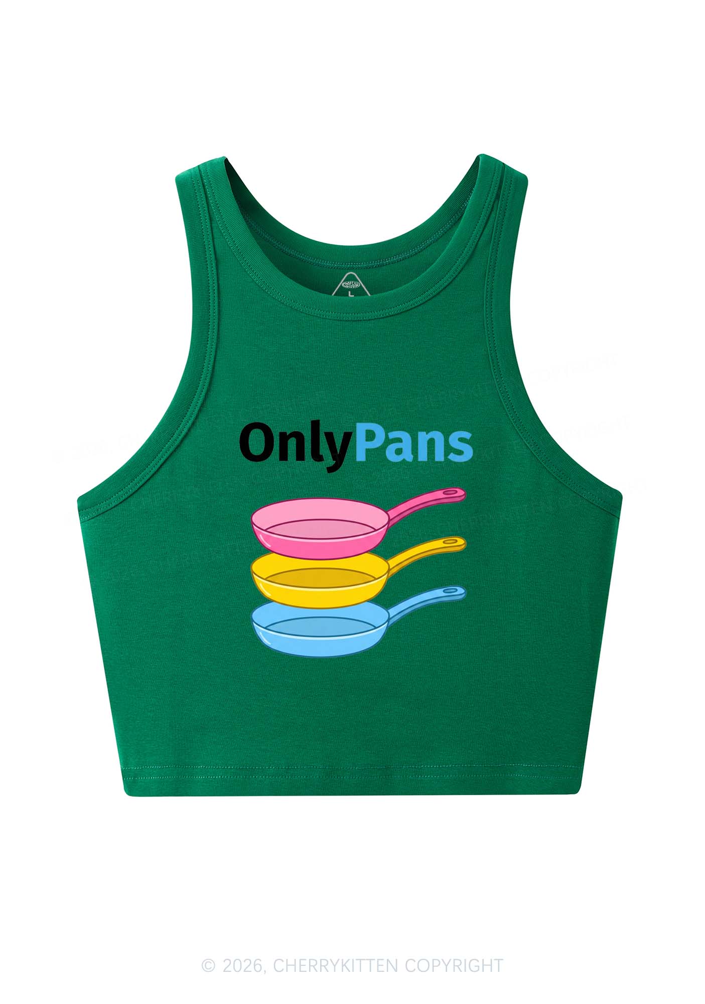 Only Pans Pride Y2K Crop Tank Top Cherrykitten