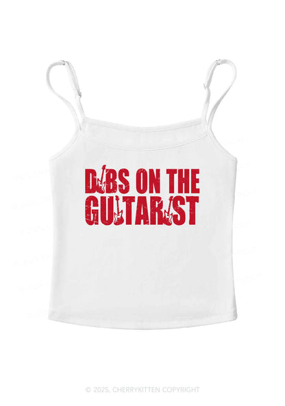 Dibs On The Guitarist Y2K Spaghetti Strap Cami Cherrykitten