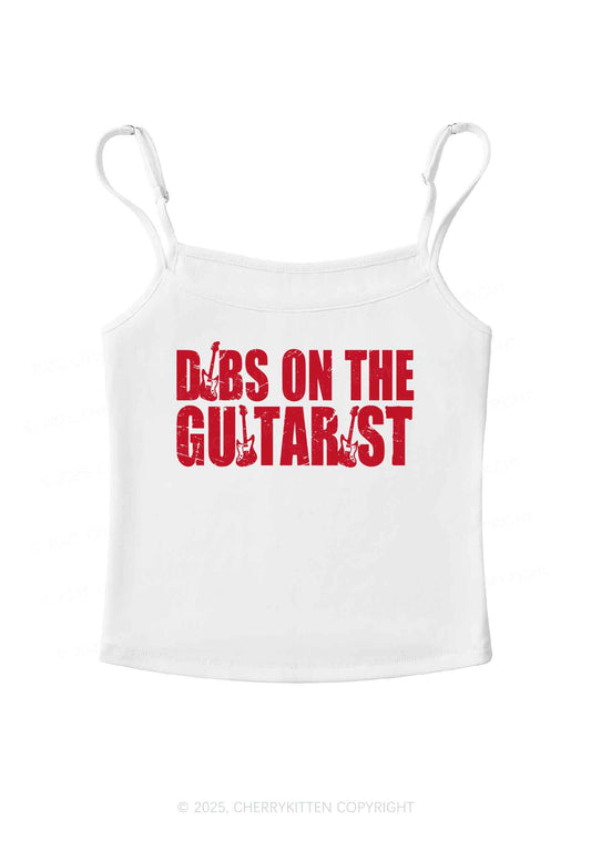 Dibs On The Guitarist Y2K Spaghetti Strap Cami Cherrykitten