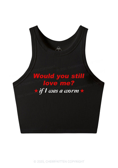 Would You Love Me Y2K Crop Tank Top Cherrykitten