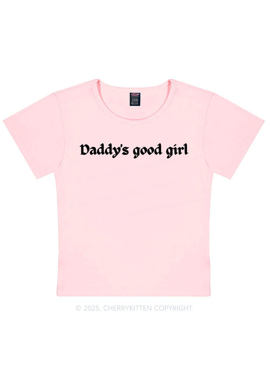 Daddys Good Girl Y2K Baby Tee Cherrykitten