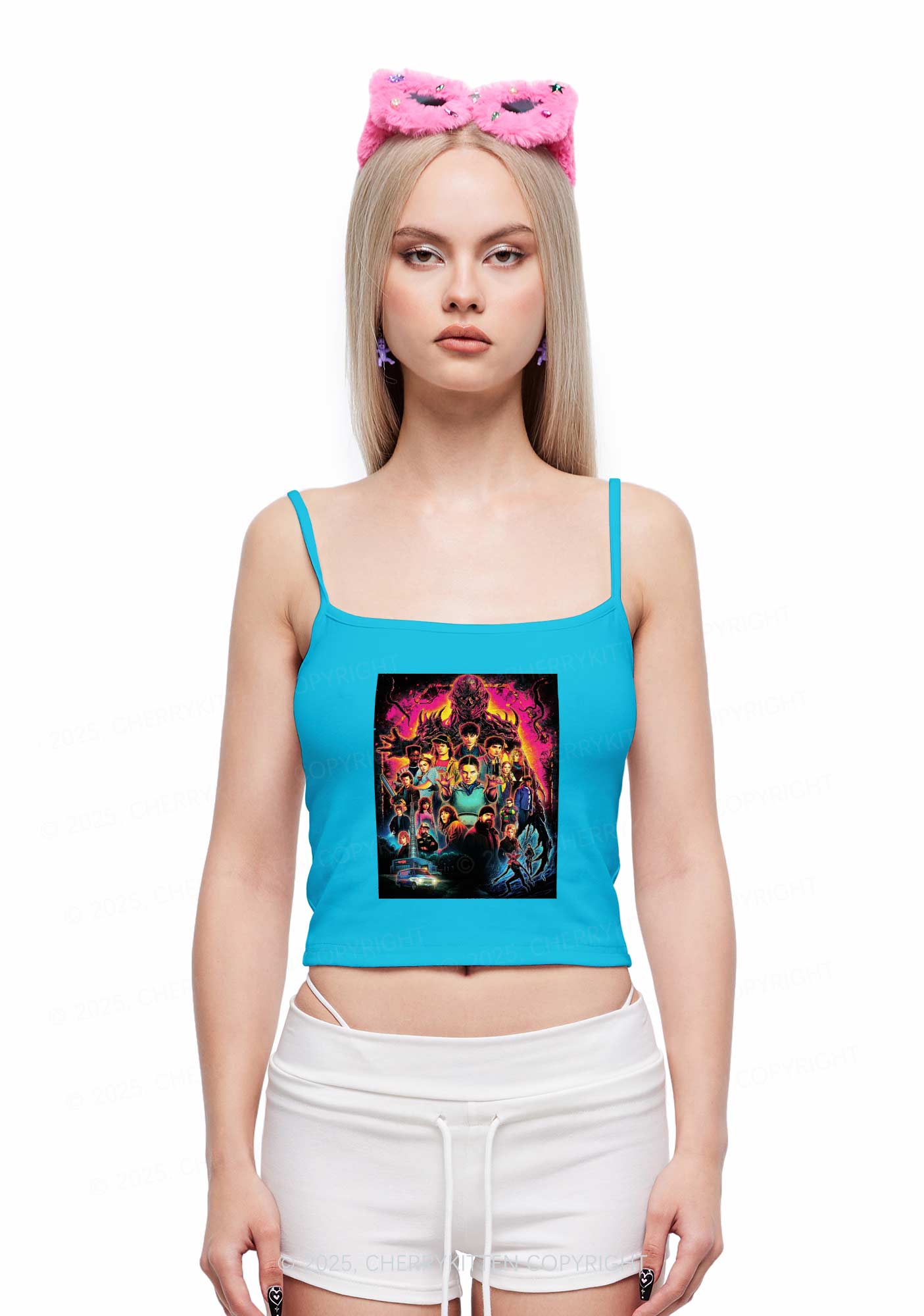 Young Adventure Y2K Spaghetti Strap Cami Cherrykitten