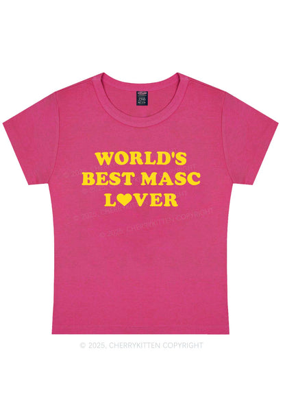 Worlds Best Masc Lover Pride Y2K Baby Tee Cherrykitten
