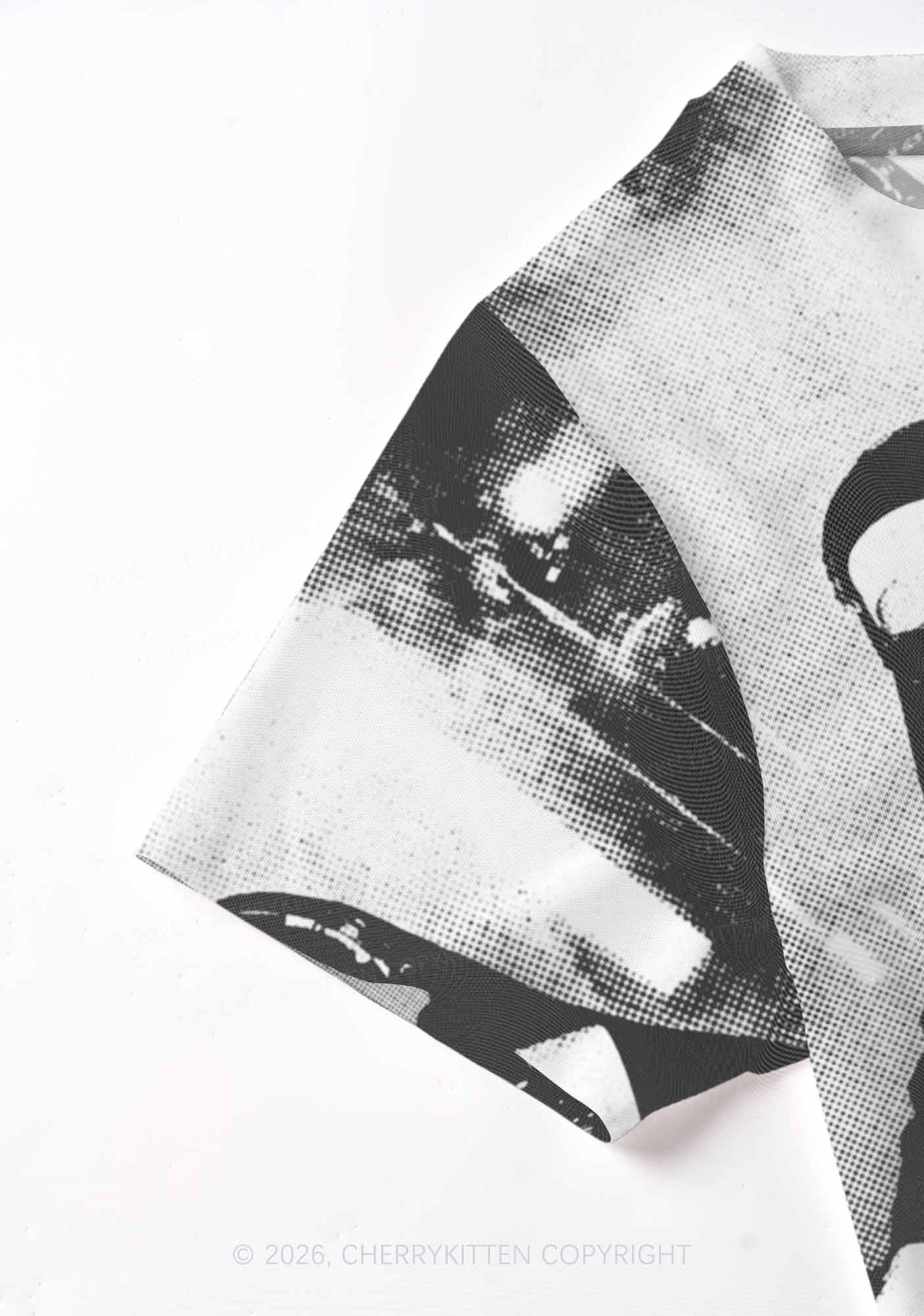 DJ Nun Y2K Mesh Crop Top Cherrykitten