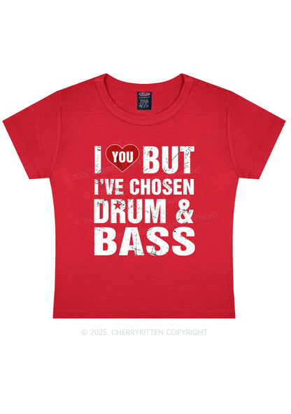 Chosen Drum And Bass Y2K Baby Tee Cherrykitten