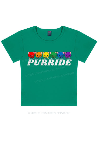 Purride Cat Pride Y2K Baby Tee Cherrykitten