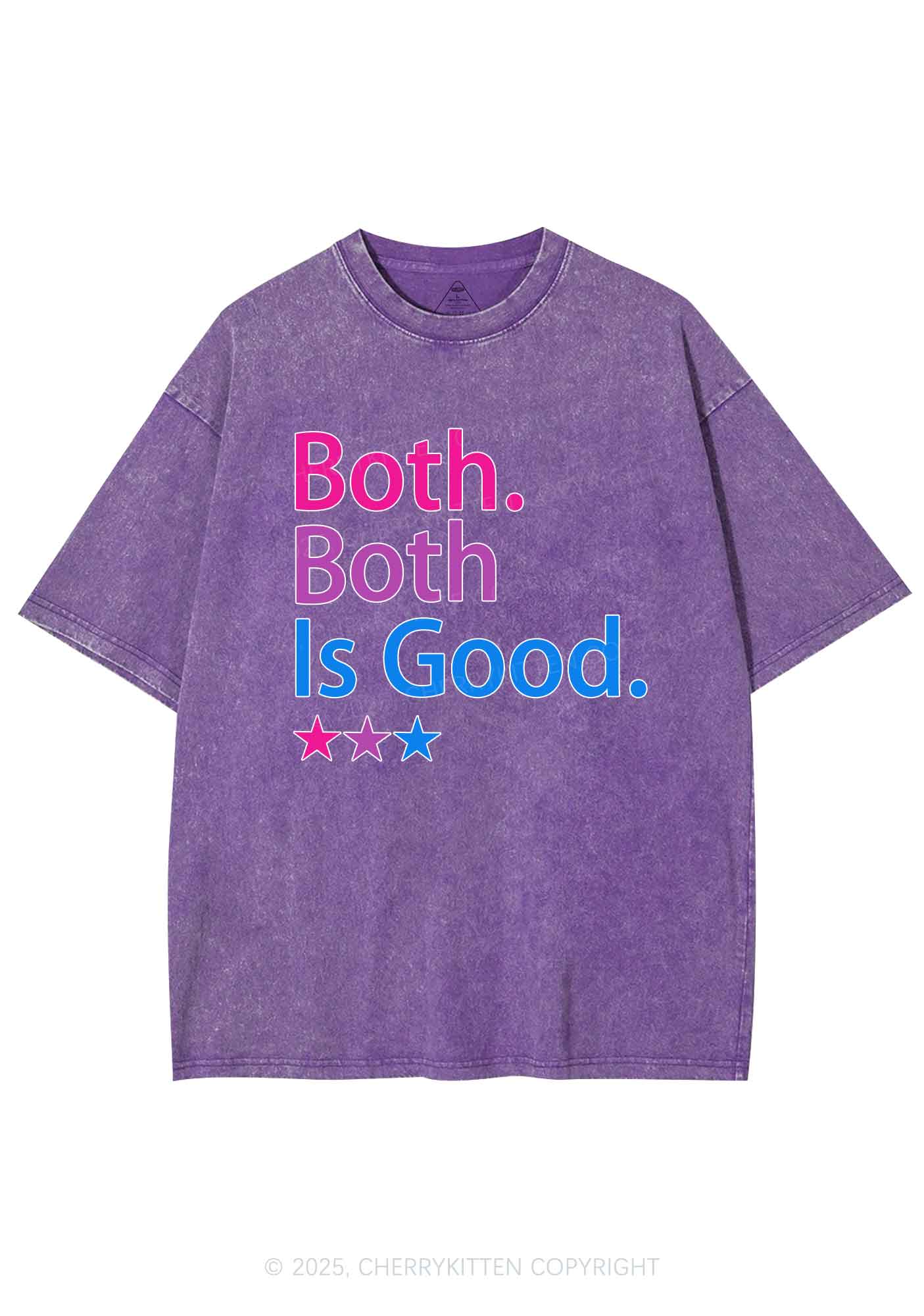 Both Is Good Pride Y2K Shirts Washed Tee Cherrykitten