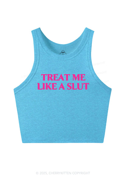 Treat Me Like A Slxt Y2K Crop Tank Top Cherrykitten