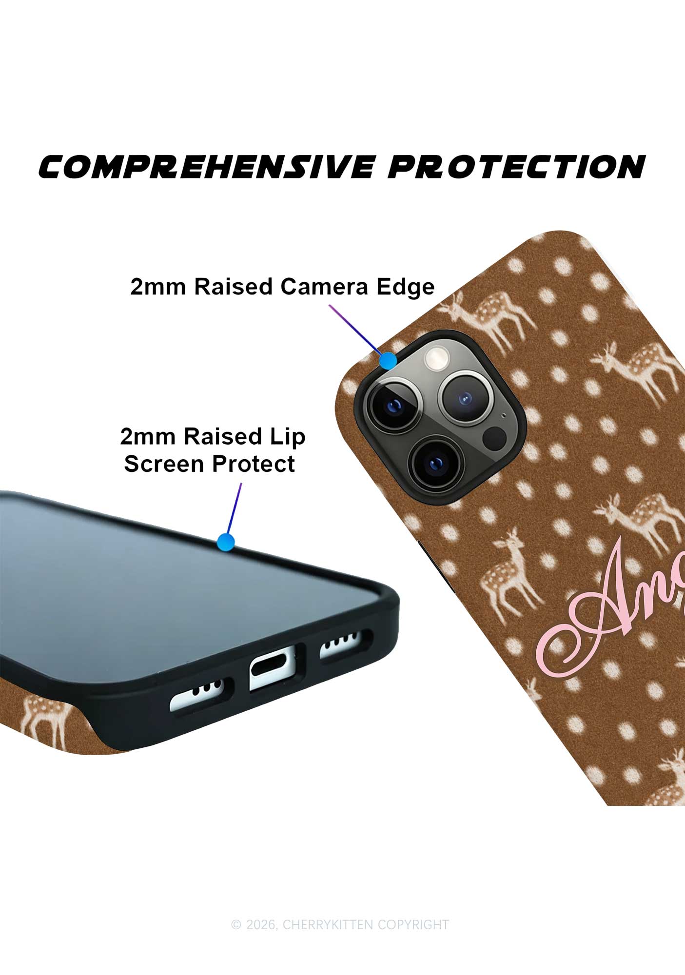Angel Deer Spots Y2K Phone Case Cherrykitten