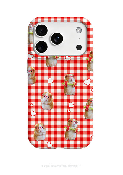 Gym Guinea Pig Red Plaid Y2K Phone Case Cherrykitten