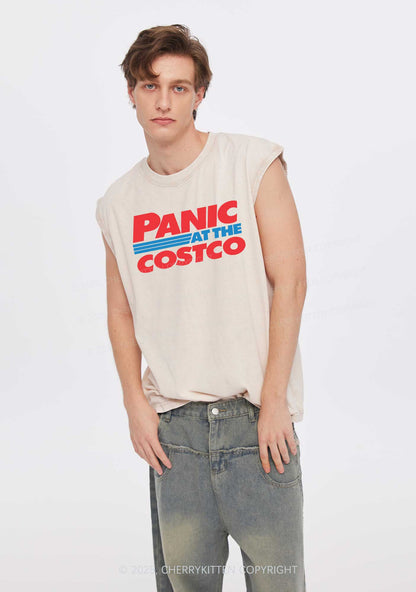 Panic Costco Y2K Washed Muscle Tank Cherrykitten