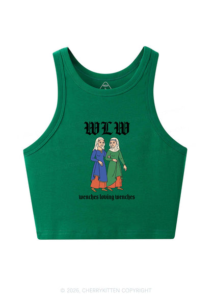 Wenches Loving Wenches Pride Y2K Crop Tank Top Cherrykitten