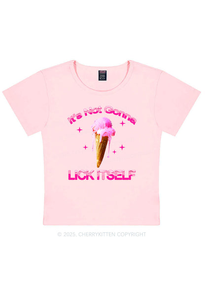 Ice Cream Lick Itself Y2K Baby Tee Cherrykitten