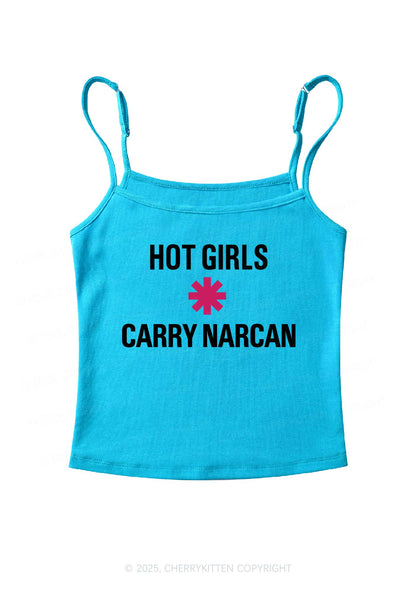 Hot Girls Carry Nxrcan Y2K Spaghetti Strap Cami Cherrykitten