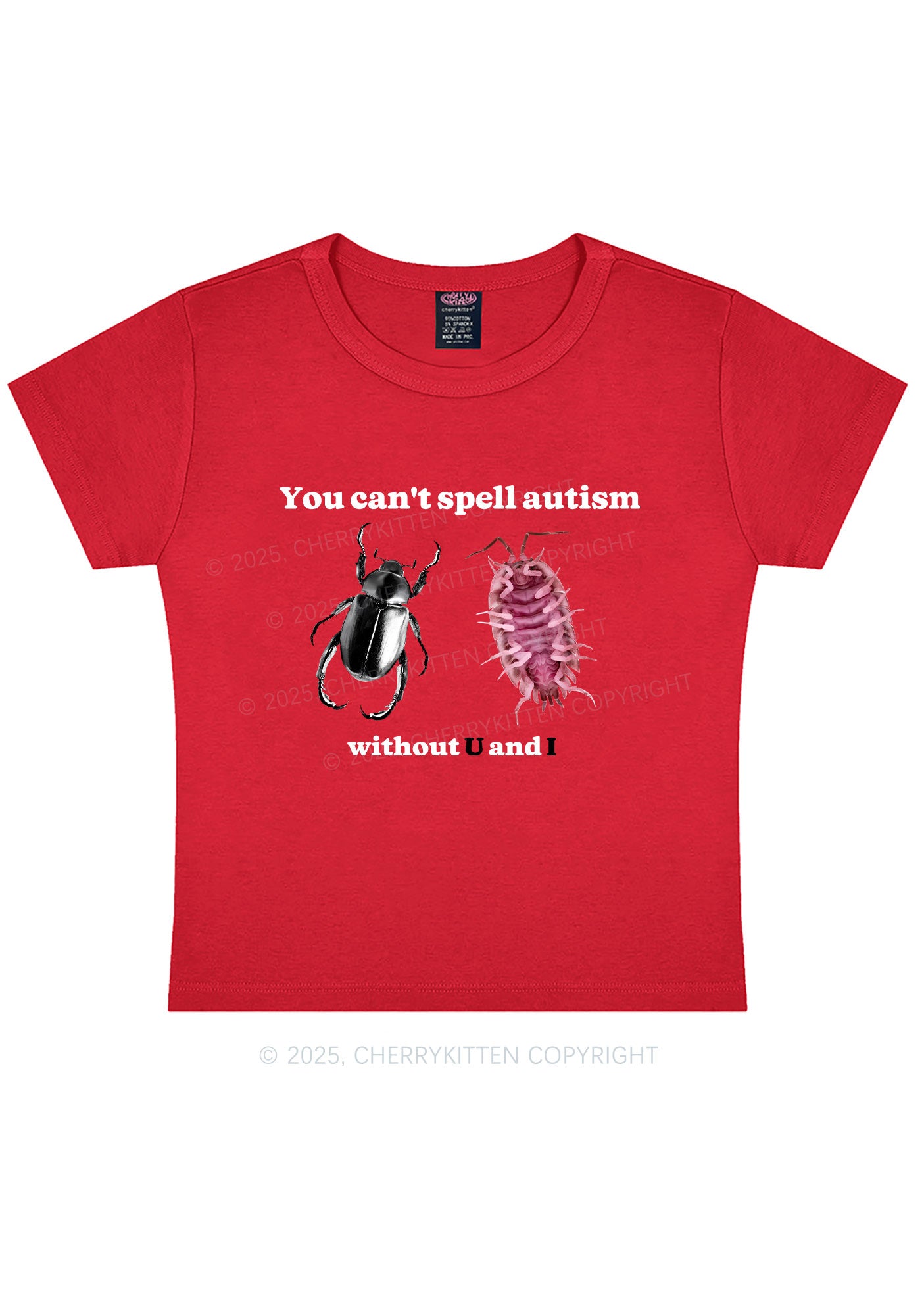 Autism Insect Y2K Baby Tee Cherrykitten