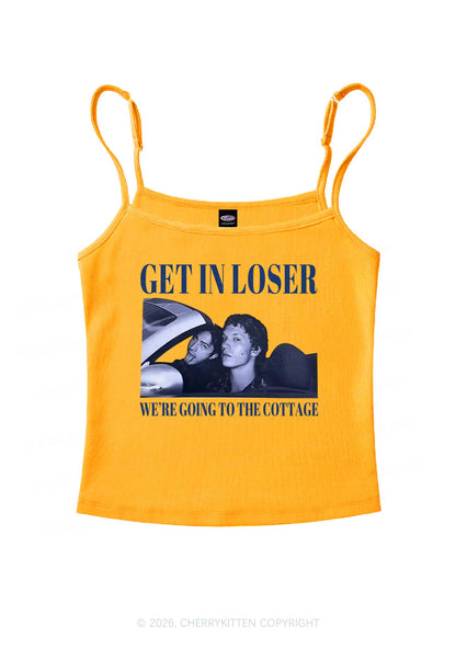 Get In Loser HR Y2K Spaghetti Strap Cami Cherrykitten