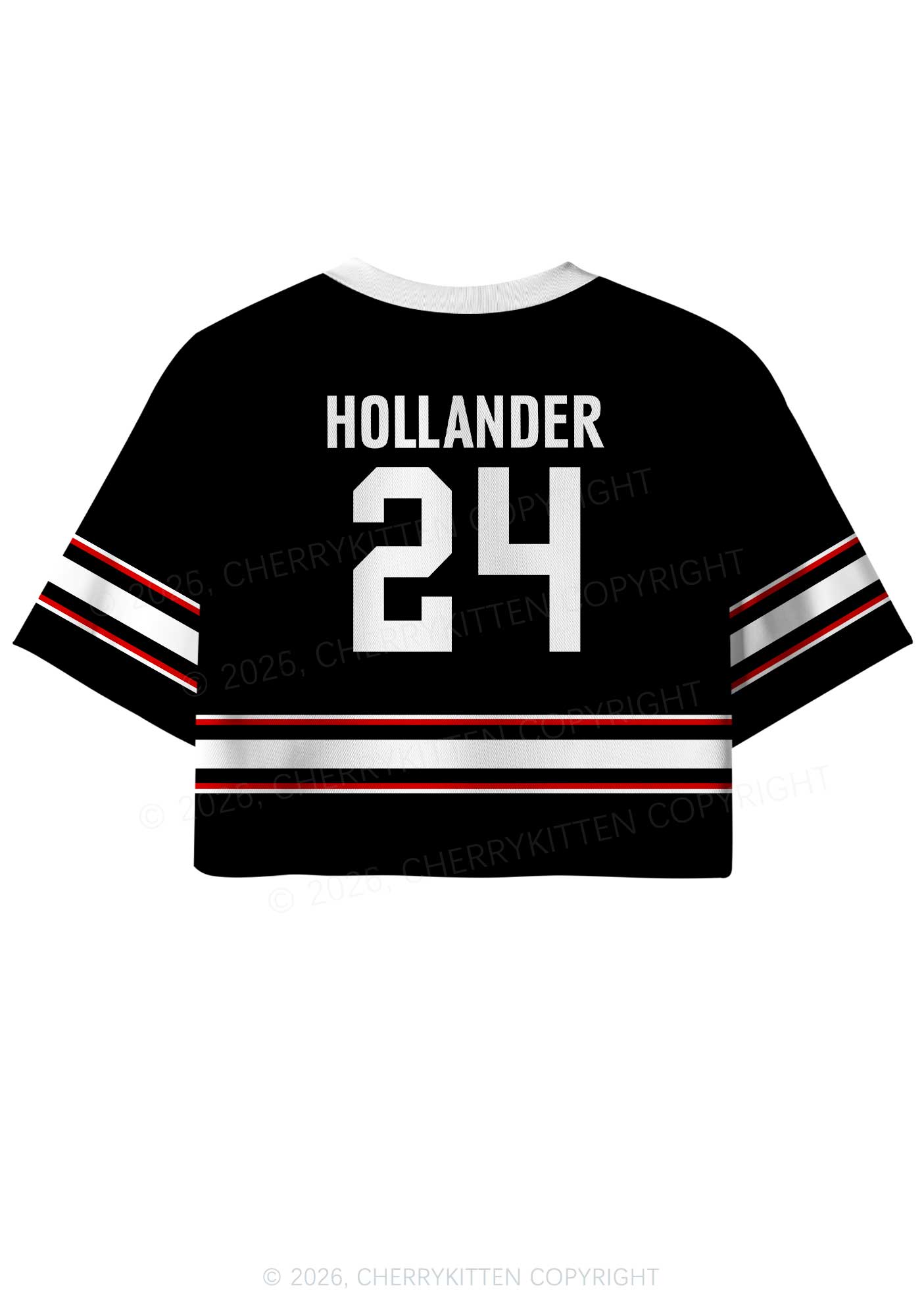 Blue Gaze HR Y2K Crop Sport Jersey Shirts Cherrykitten