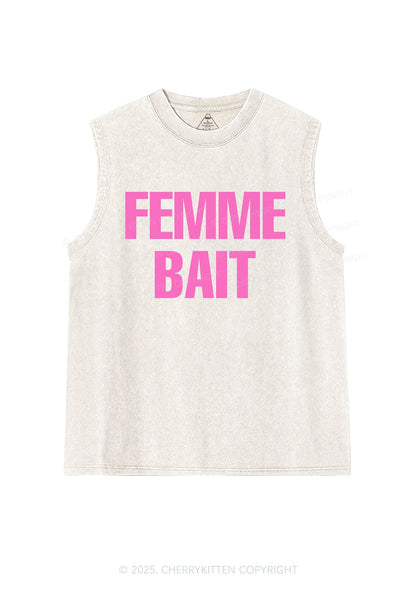 Femme Bait Pride Y2K Washed Muscle Tank Cherrykitten