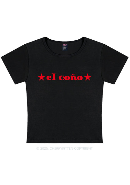El Cono Y2K Baby Tee Cherrykitten