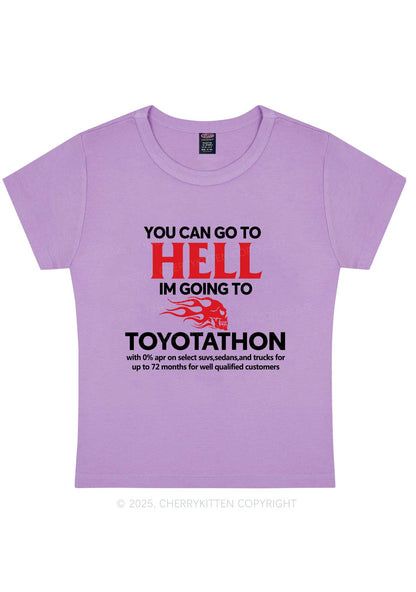 You Can Go Hell Y2K Baby Tee Cherrykitten