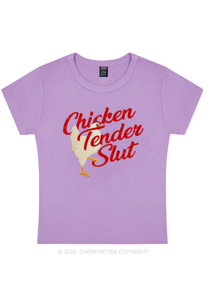 Chicken Tender Slxt Y2K Baby Tee Cherrykitten
