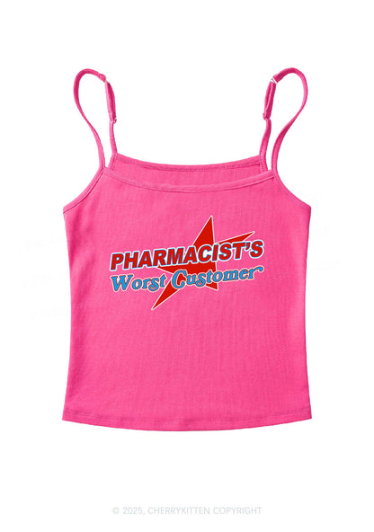 Pharmacists Worst Customer Y2K Spaghetti Strap Cami Cherrykitten
