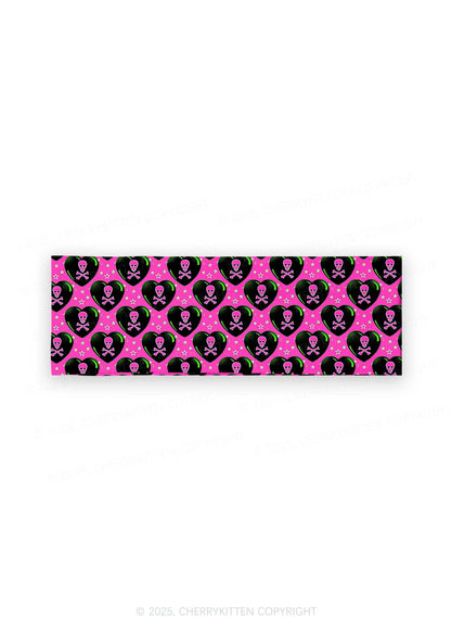 Skeleton Deluxe Valentine's Day Y2K Print Headband Cherrykitten