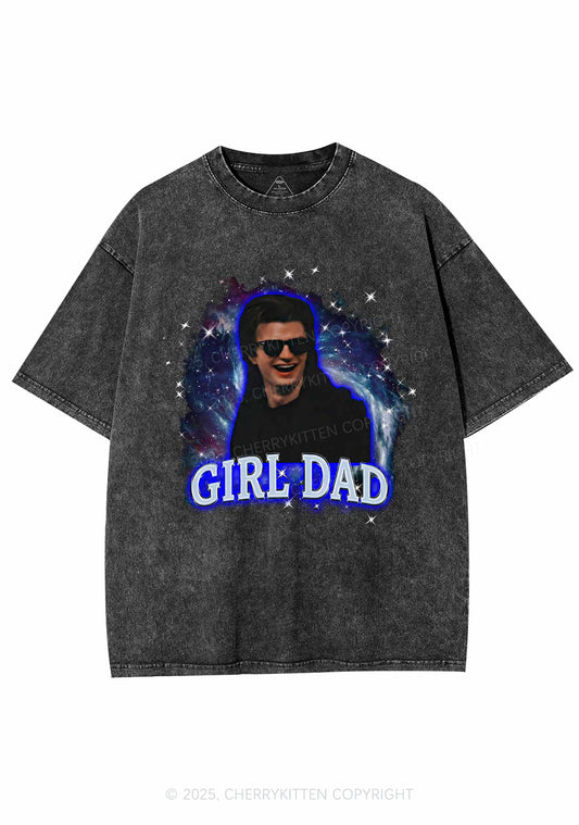 Girl Dad Starry Sky Y2K Shirts Washed Tee Cherrykitten