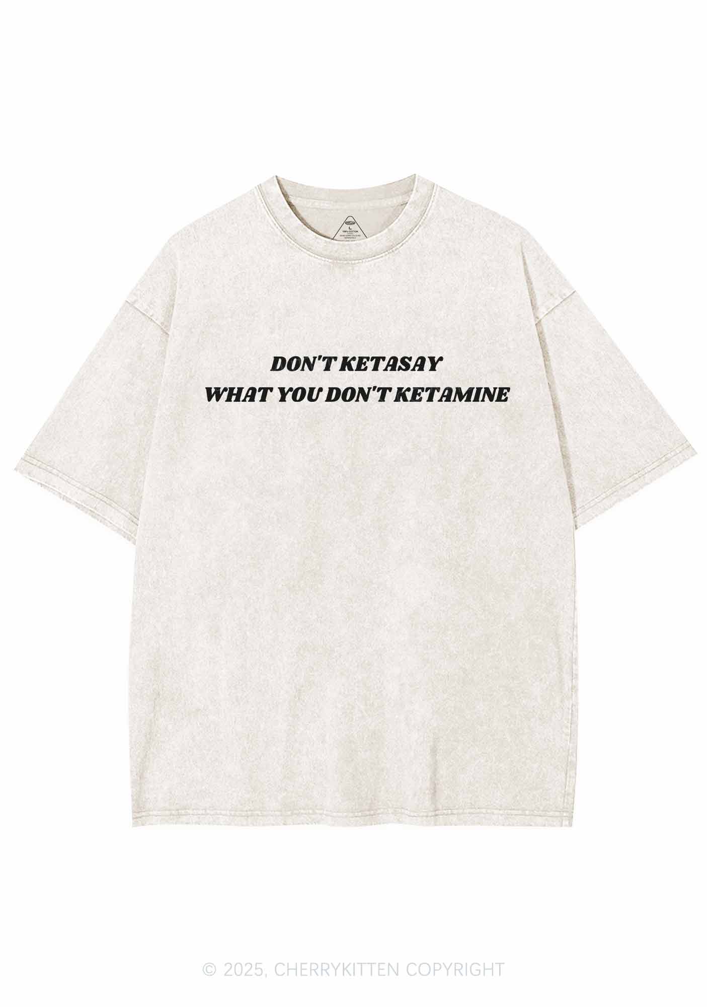 Don't Ketasay Y2K Washed Tee Cherrykitten