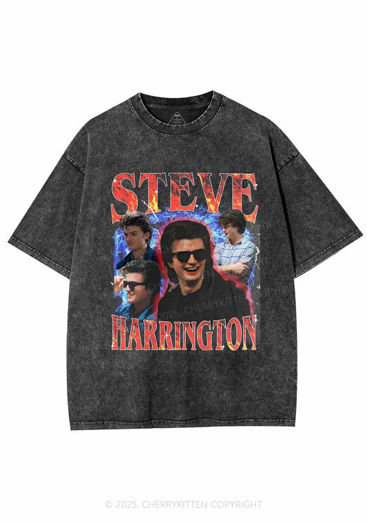 SH Red Blaze Y2K Shirts Washed Tee Cherrykitten