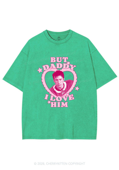 But Daddy I Love HW Y2K Shirts Washed Tee Cherrykitten
