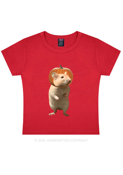 Halloween Silly Ratz Y2K Baby Tee Cherrykitten