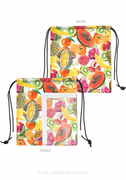 Tropical Fruit Pride Y2K Drawstring Itabag Backpack Cherrykitten