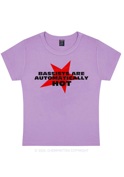 Bassists Are Automatically Hot Y2K Baby Tee Cherrykitten