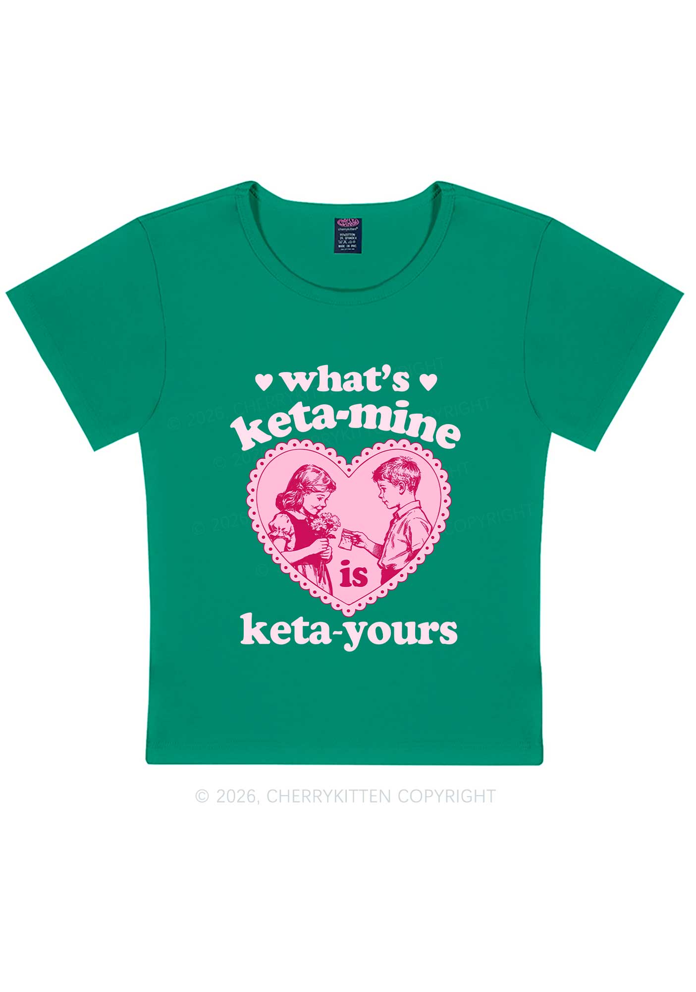 Whats Kxxamine Y2K Baby Tee Cherrykitten