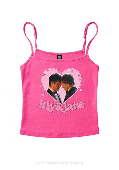 Lily And Jane HR Y2K Spaghetti Strap Cami Cherrykitten
