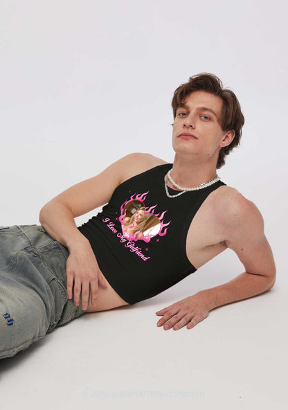 Custom Love Girlfriend Y2K Crop Tank Top Cherrykitten