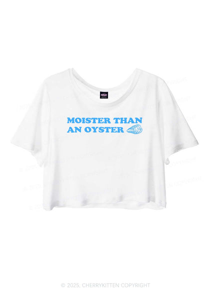 Moister Than An Oyster Y2K Sheer Crop Tee Cherrykitten