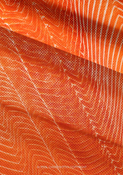 Salmon Meat Texture Y2K Mesh Ruched? Waist??V Neck?Top Cherrykitten