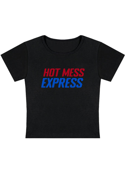 Hot Mess Express Y2K Baby Tee